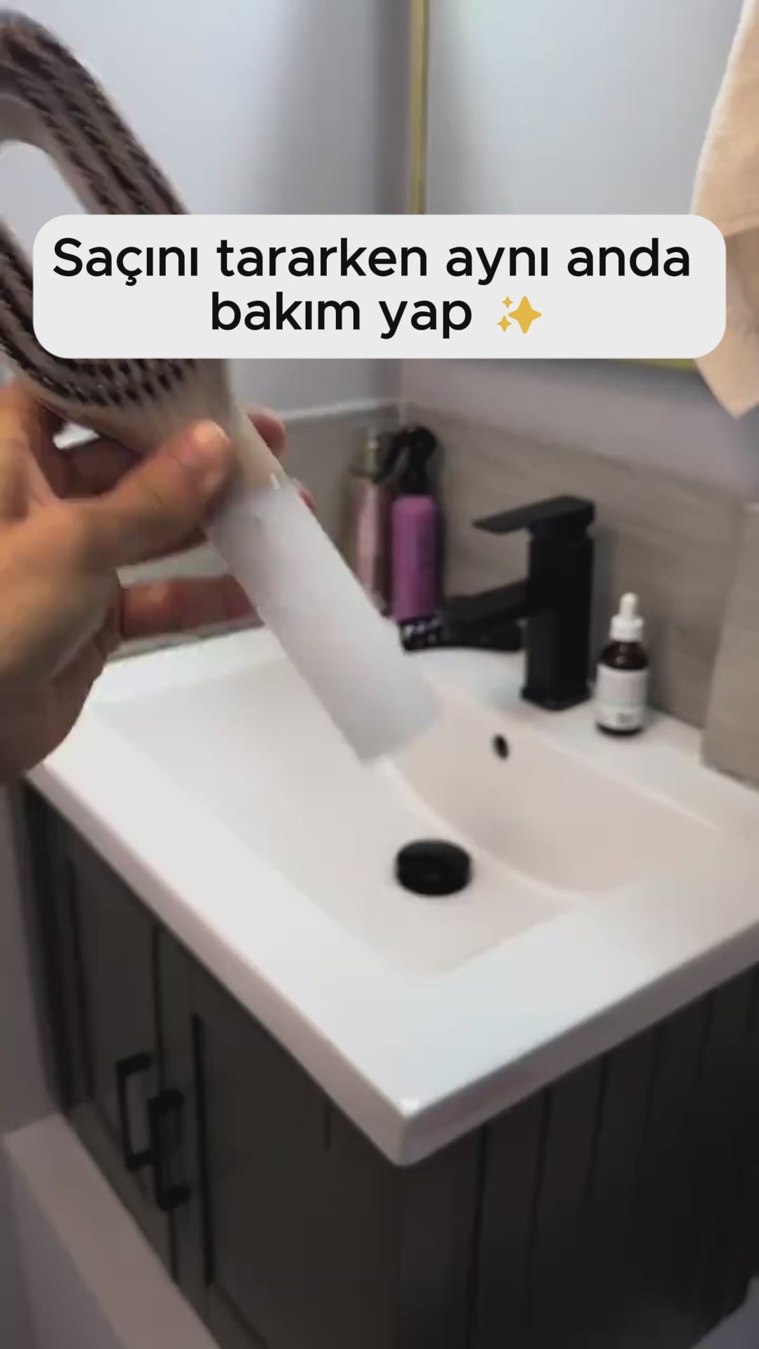 Yeni Nesil Spreyli Saç Tarağı