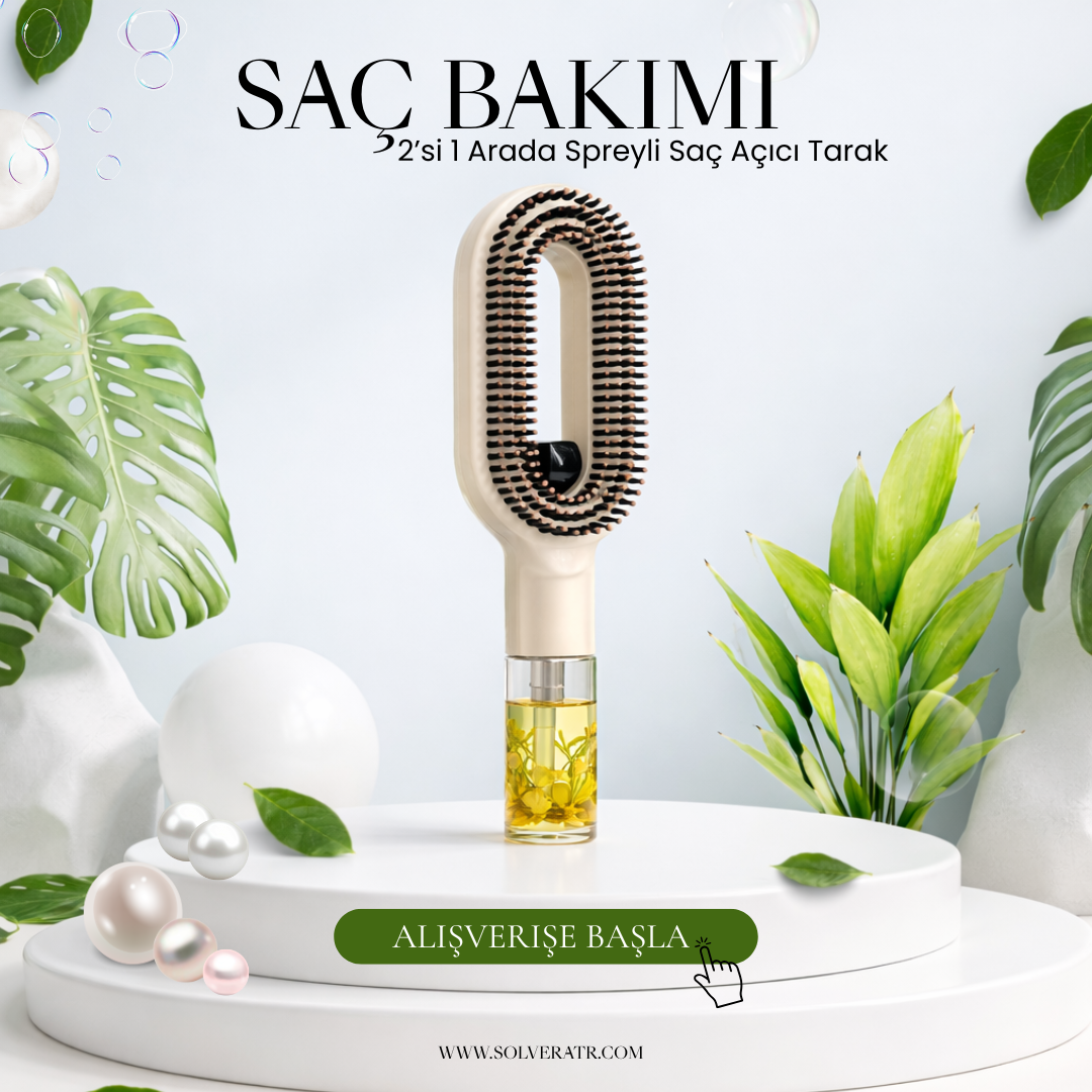 Yeni Nesil Spreyli Saç Tarağı
